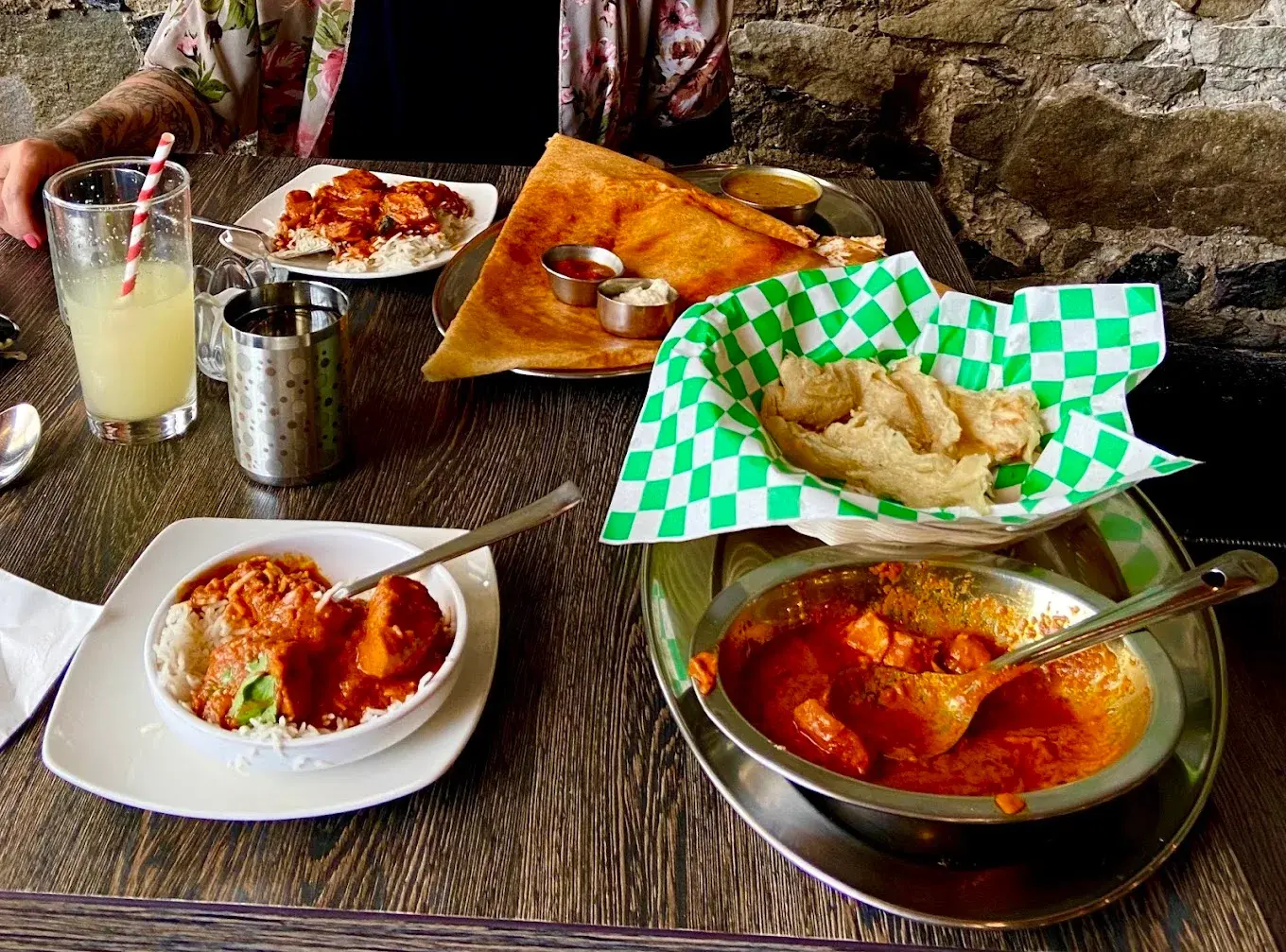 Mysore masala dosa and curries at Dosa Paragon in Victoria