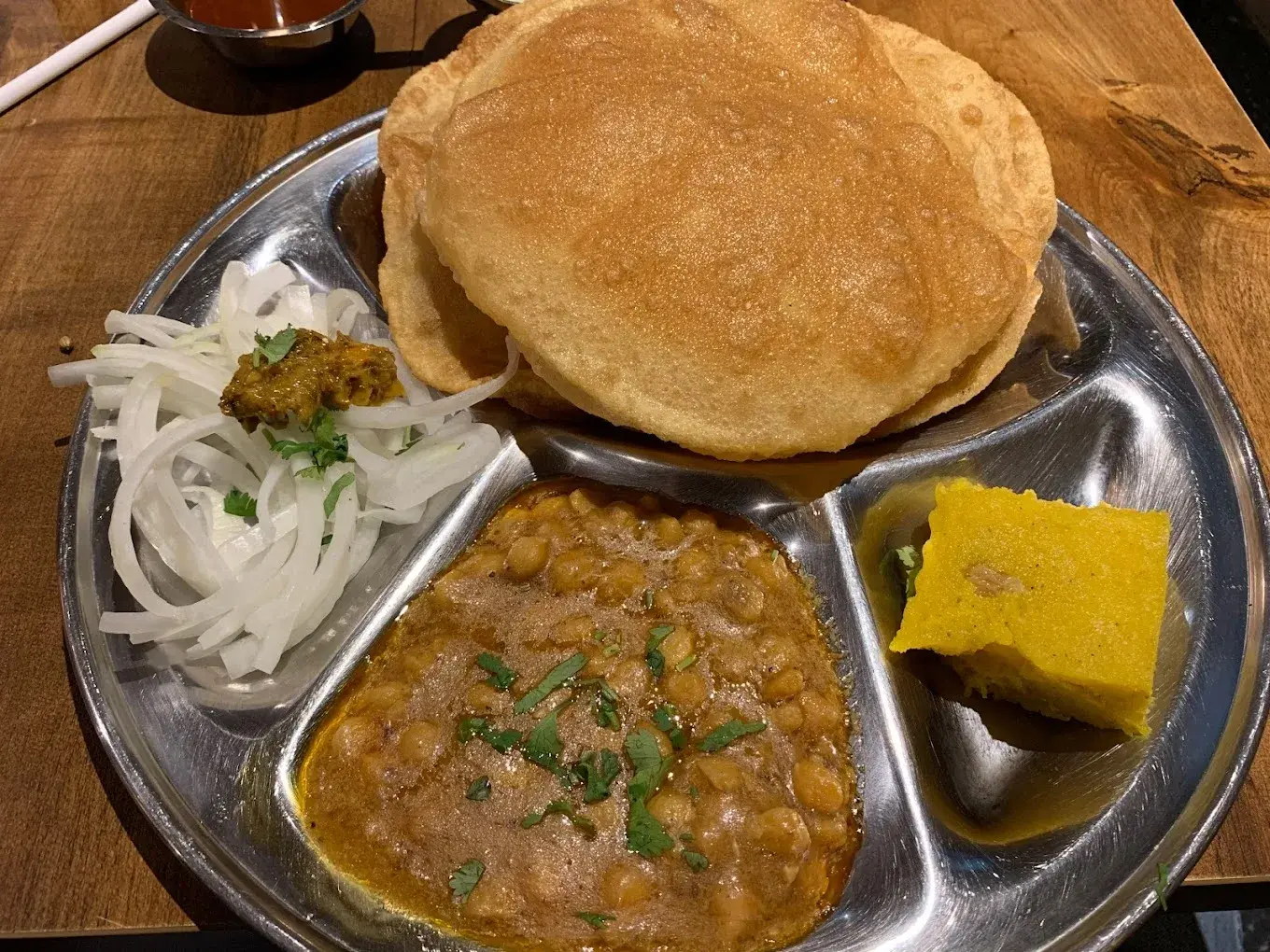 Halwa Puri from Sana Restaurant Halal