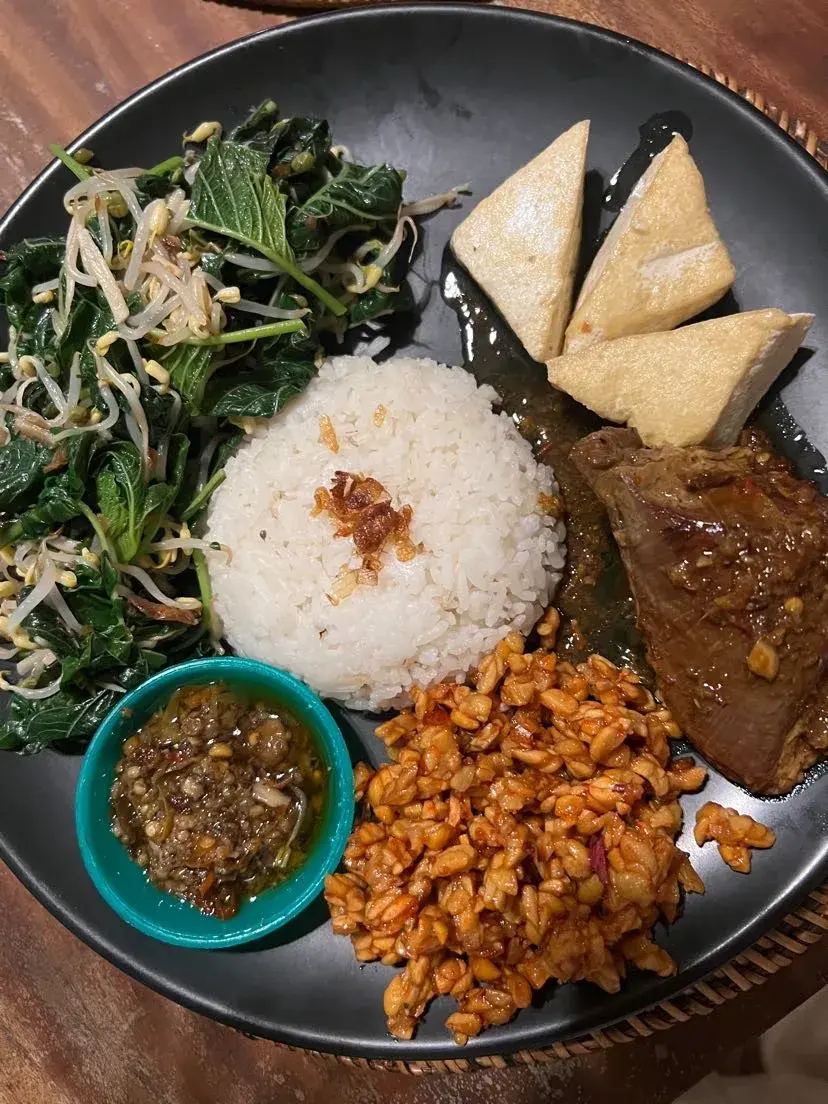 Nasi Campur from Warung Rama in Bali