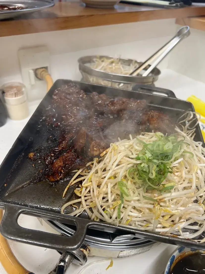 Grilled meat from Horumon Chiba in Kyoto