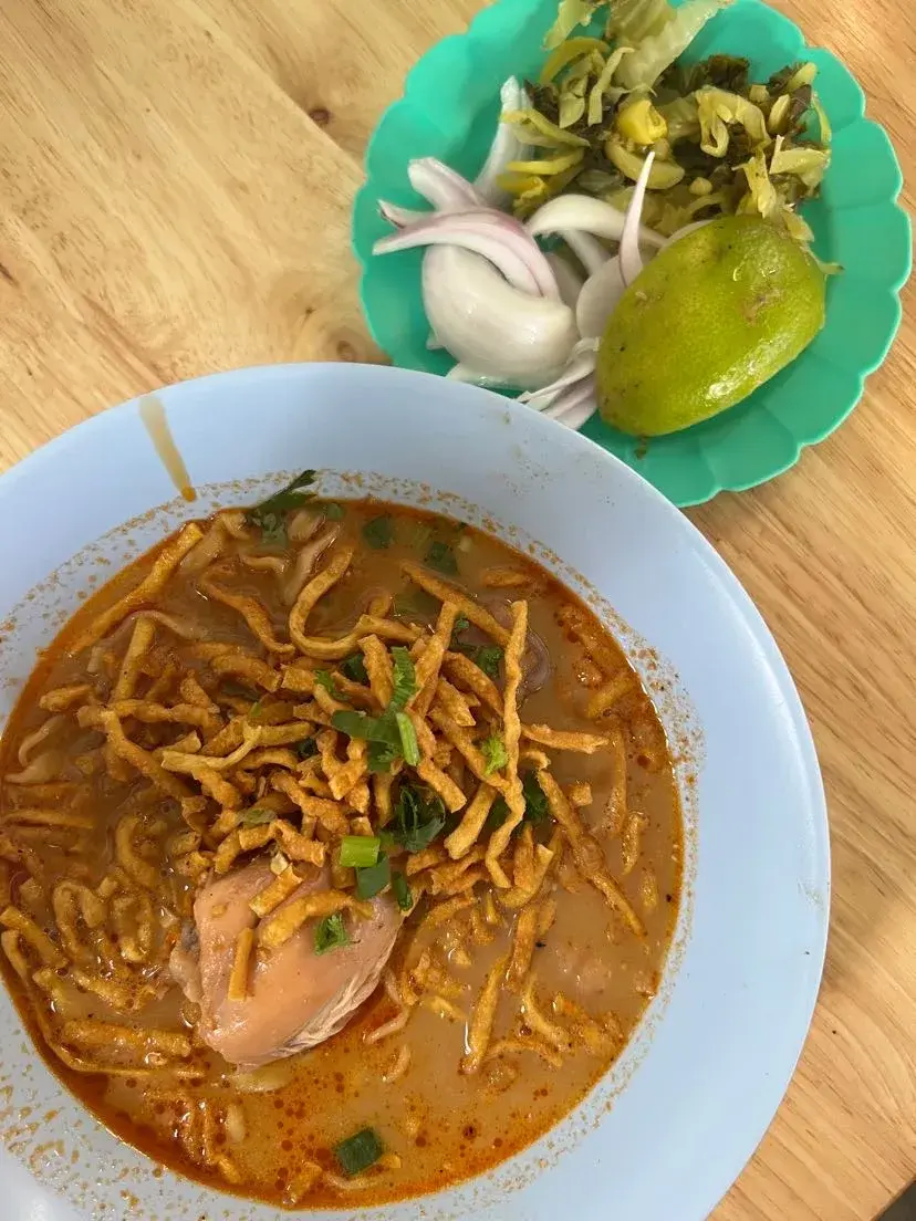 Khao Soi from Khao Soi Lung Prakit Kad Kom in Chiang Mai