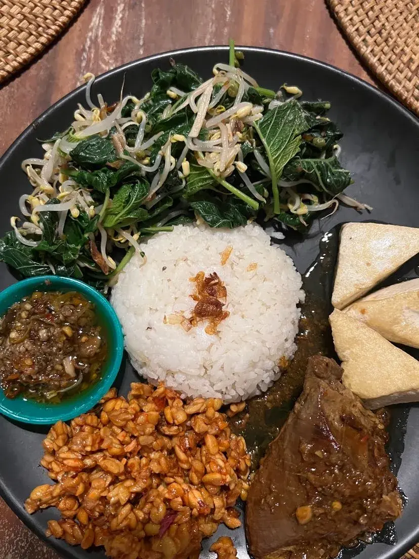 Nasi Goreng (Indonesian sweet soy sauce fried rice with egg)
