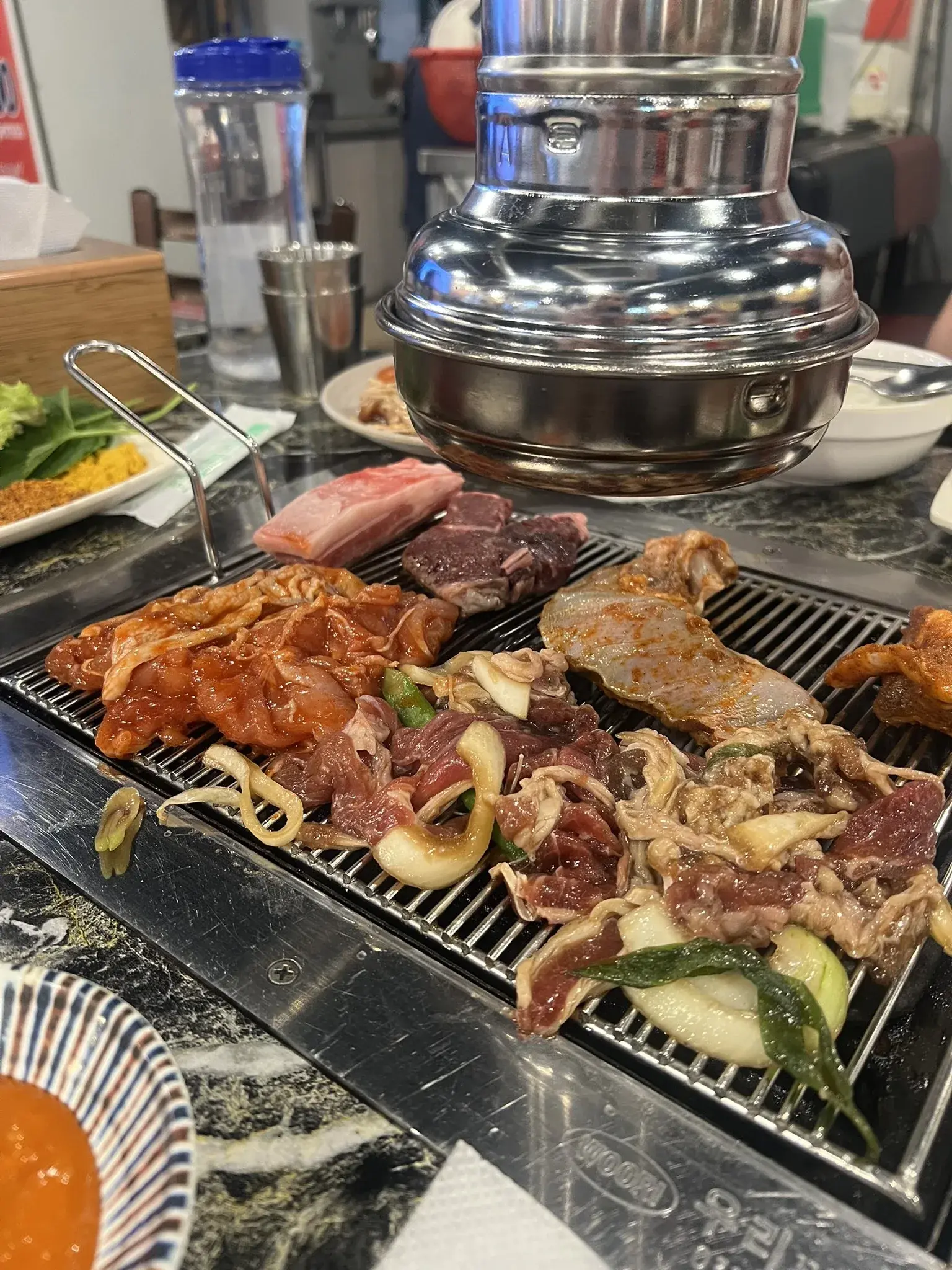 All you can eat Koean barbecue in Seoul