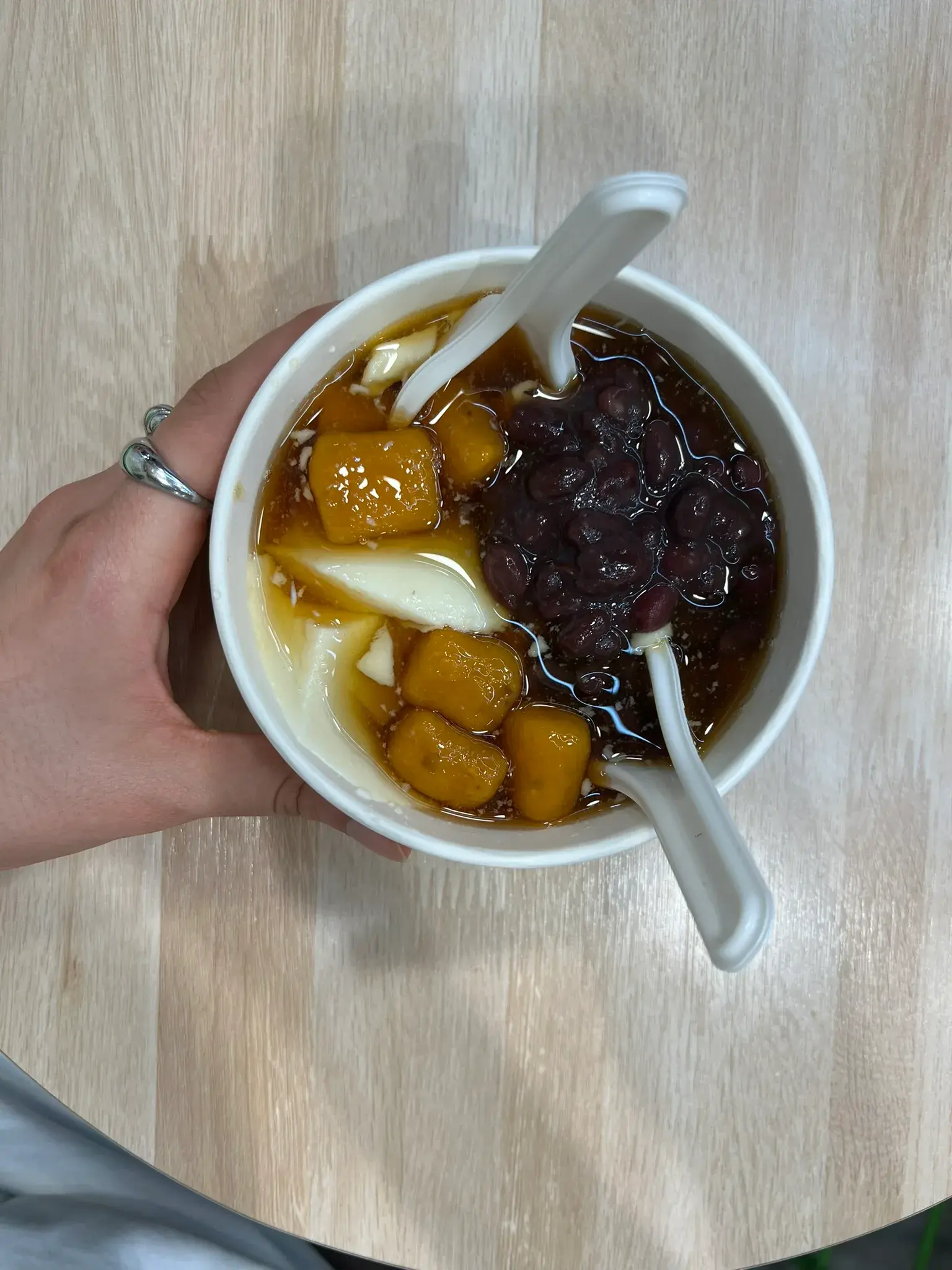 Tofu pudding dessert