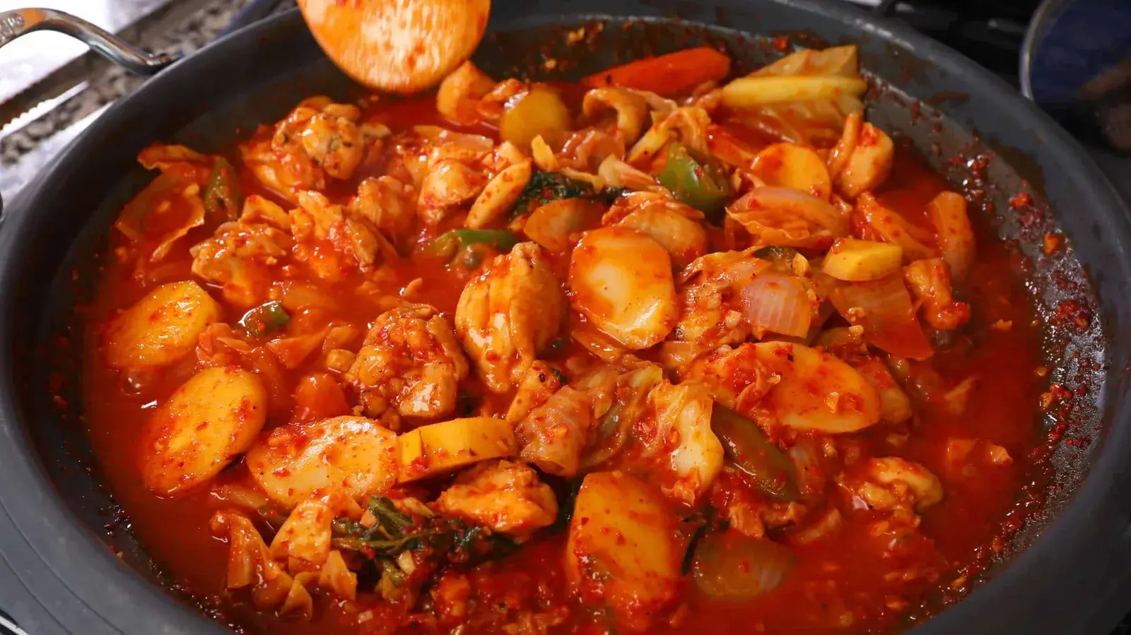 Dakgalbi in Korea