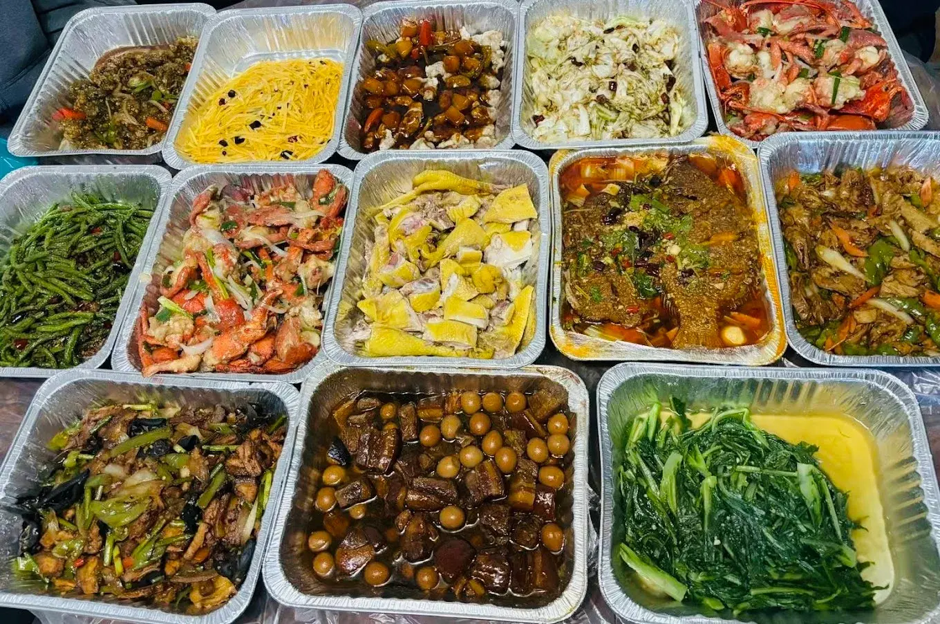 Assorted dishes from Chez Chili