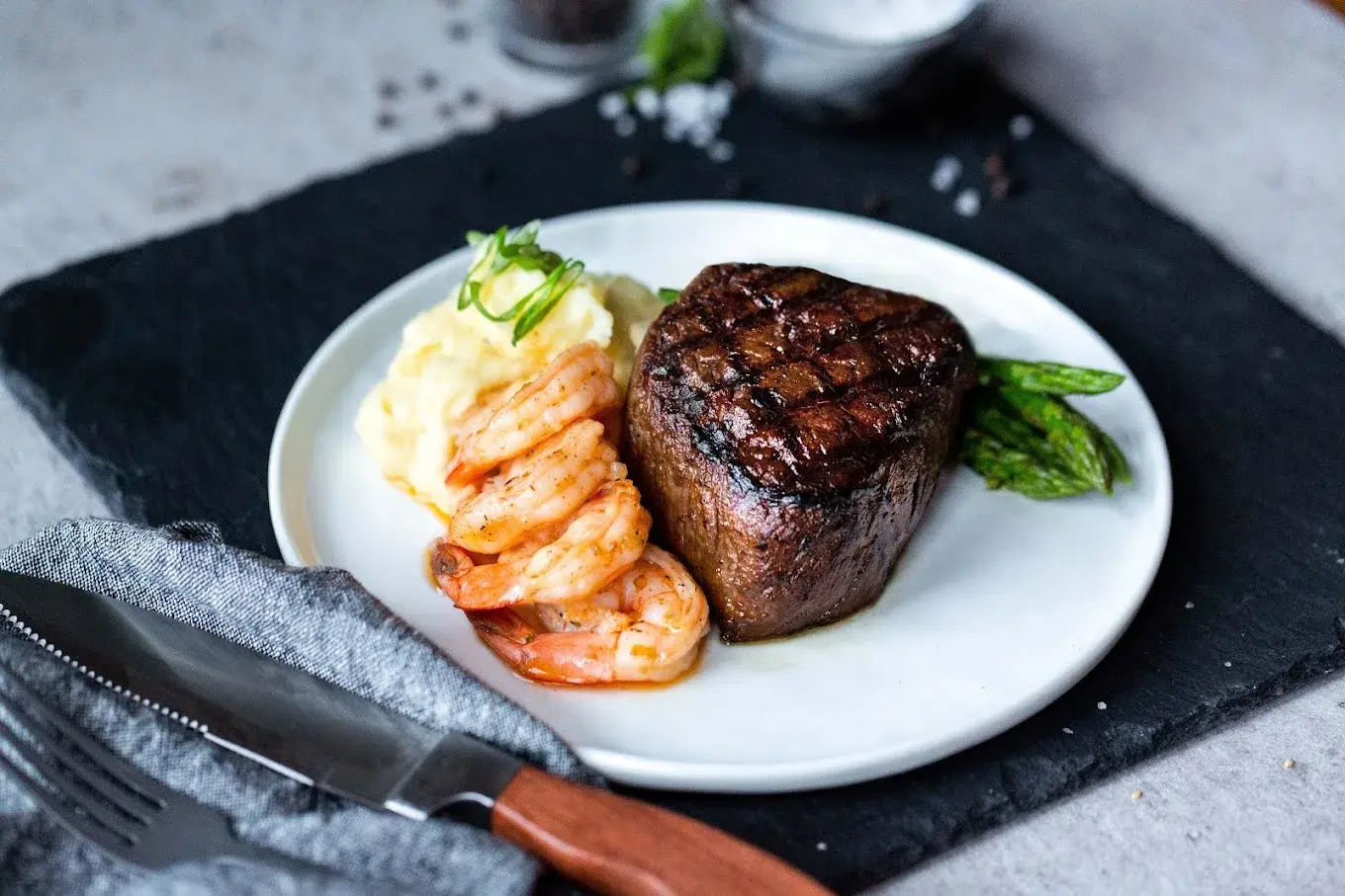 Cactus Club Café steak and shrimp